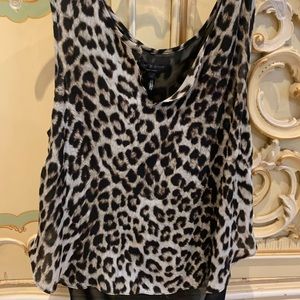 Rag & bone designer cheetah print top
